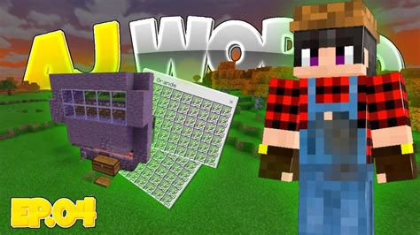 Farm De Cana De AÇÚcar 100 AutomÁtica Ajworld Ep04 Minecraft