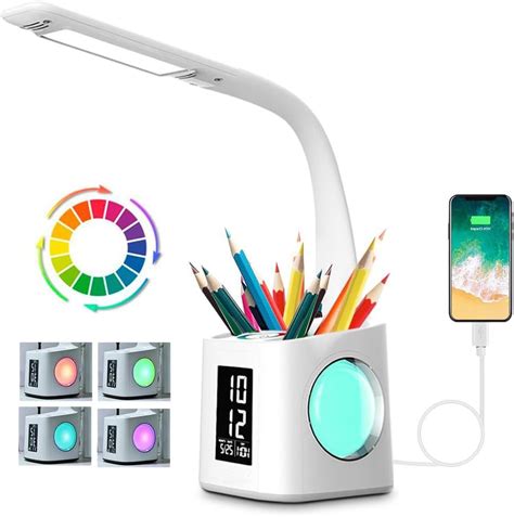 hepside Lampe de Bureau LED Enfant Dimmable 3 Niveaux de Luminosité