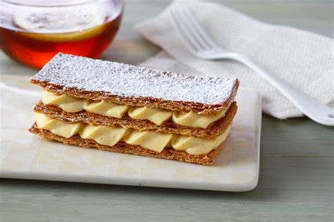 Mille feuilles à la vanille Recette Délicieux desserts