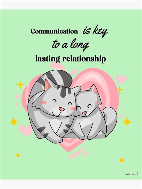 Communication Is Key Poster For Sale By Sansiri Redbubble