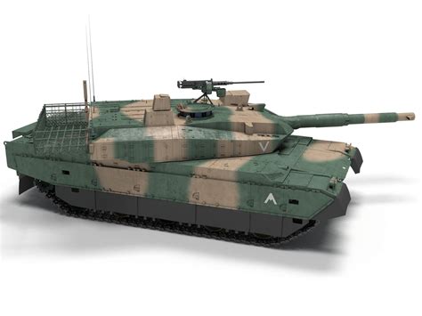 Type 10 Tank - 3D Model by Mermodels