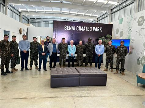 Senai Cimatec Recebe Visita De Comitiva Do Ex Rcito Para Prospectar A