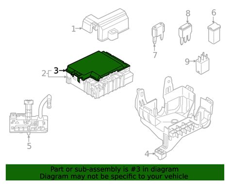 2021 2023 Ford OEM Fuse Box Cover MU5Z 14A003 B Ford Parts Center