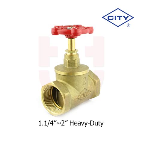 City 1 1 4″~2″ Heavy Duty Brass Stop Cock Syarikat Logam Unitrade