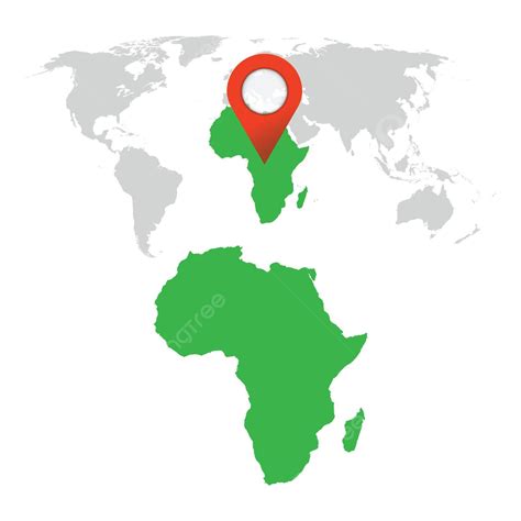 Illustration Vectorielle Des Cartes De Lafrique Et Du Monde Avec Des