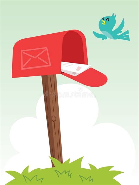 Cartoon Mailbox Stock Illustrations 6 508 Cartoon Mailbox Stock