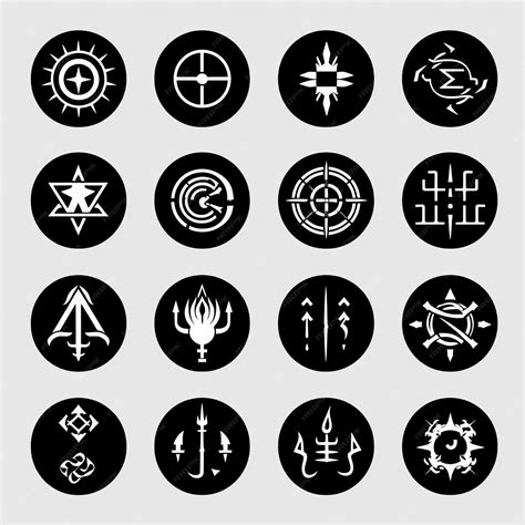 Premium Photo | Magic runes only characters fill out whole image simple bla