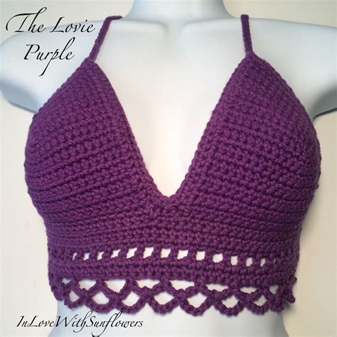 Crochet Top Halter Crop Top Boho Festival Wear Crochet