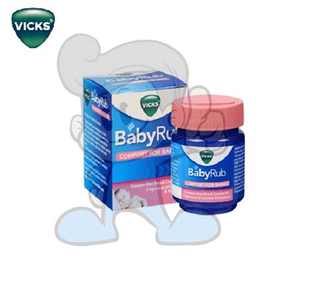 Vicks Babyrub Comfort For Babies Soothing Ointment 45g Lazada Ph