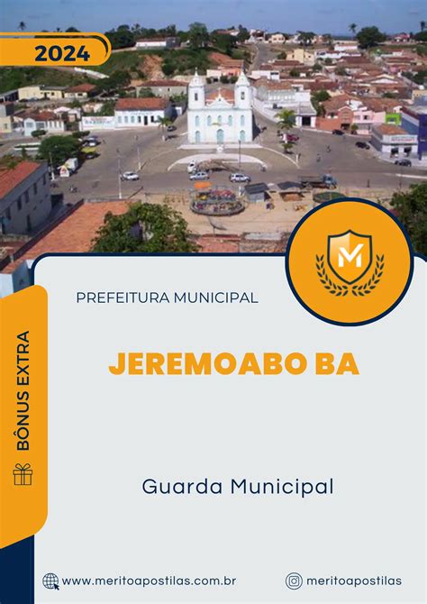 Apostila Guarda Municipal Prefeitura de Jeremoabo BA 2024 Mérito