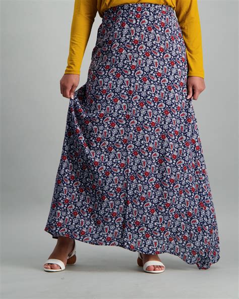 Ladies Paisley Maxi Skirt Edgars