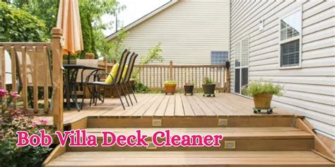 Bob Villa Deck Cleaner