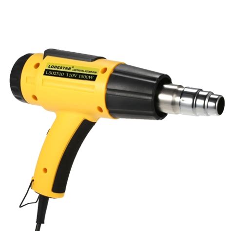 Lodestar High Quality Lcd Digital Temperature Controlled Electric Hot Air Gun Adjustable Heat