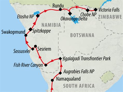 South Africa To Victoria Falls Tour On The Go Tours