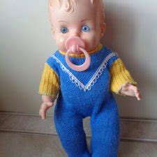 Винтажная кукла и игрушка детства - Пупс ГДР в родной одежде с соской ...