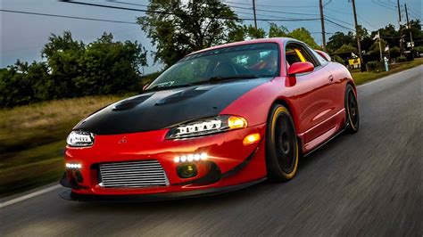 Mitsubishi Eclipse Gsx Red Diamond Crew Cinematic K Youtube