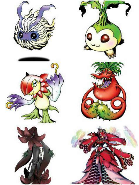 My Floramon evolution line 3 by udinbono on DeviantArt