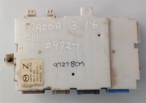 2010 MAZDA 3 1 6I BODY CONTROL MODULE Partland Auto Parts