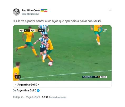 La Impresionante Jugada De Messi Contra Australia Que Dejó En Ridículo A Tres Rivales Y