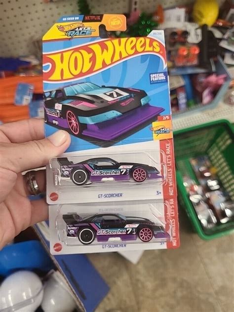 Hot Wheels Gt Scorcher Hot Wheels Netflix Let S Race Purple Lot Of