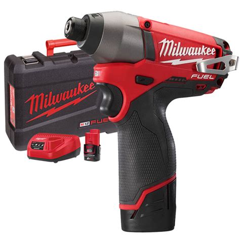 Milwaukee aku odvijač udarni 1 4 12V 2Ah M12 CID 202C 4933440405