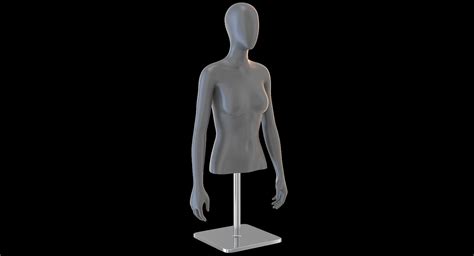 Female Mannequin Half 3d Model Turbosquid 1419208