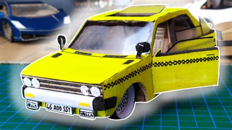 Kartondan Araba Tofaş Murat 131 Restorasyon Modifiye model car