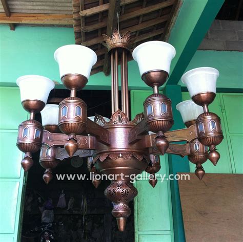 Lampu Robyong Tembaga Klassik Vintage Kerajinan Tembaga Boyolali