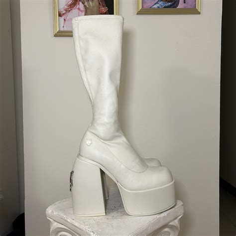 White Naked Wolfe Boots Sold Out Online Brand New Depop