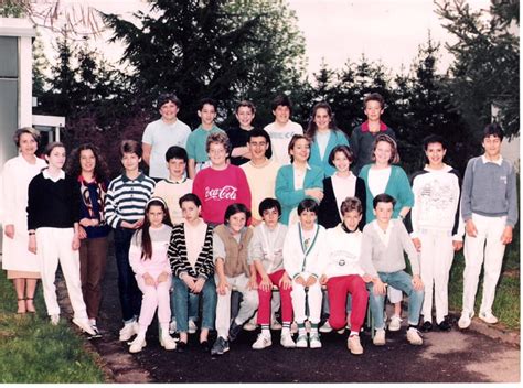 Photo de classe Collège Laurent Mourguet 1985 1986 5ème6 de 1985