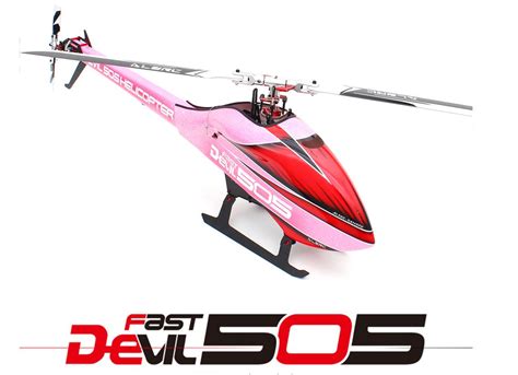 ALZRC Devil 505 Fast Kit RC Helicopter Super Combo With 120A V4 ESC