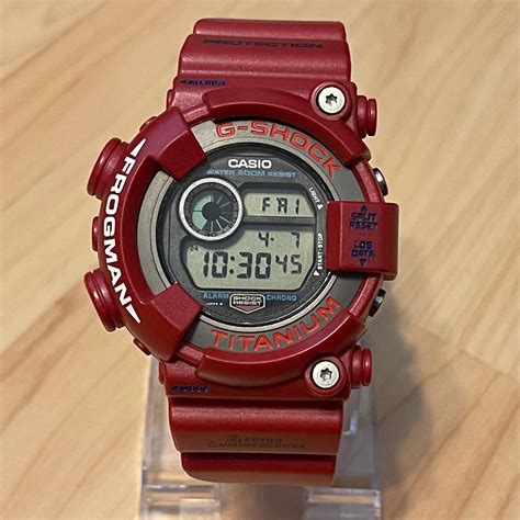 Wts Casio G Shock Dw A Dw Gf Deep Red Frogman Digital