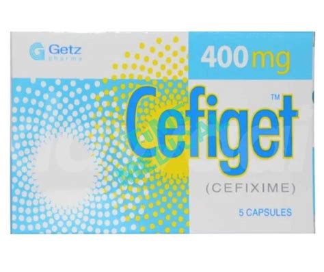 Cefiget Capsules 400mg - Time Medical