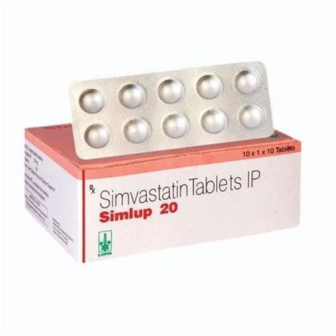 Simvastatin 20mg Tablets At Rs 50 Stripe Zocor In Nagpur ID