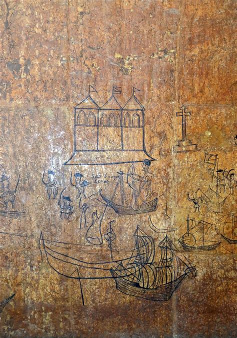 Fort Jesus Portuguese Wall Paintings Graffiti Mombasa Kenya