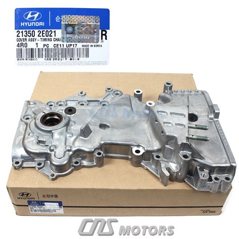 GENUINE Timing Chain Cover For 2011 14 Hyundai Elantra Kia Soul OEM