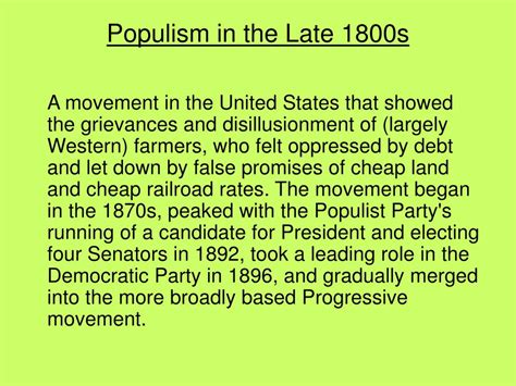 Ppt Populism Powerpoint Presentation Free Download Id480283