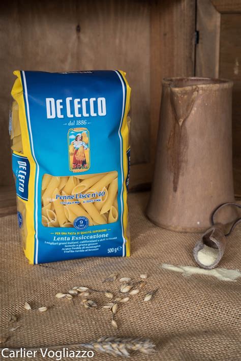 De Cecco Penne Lisce G Carlier Vogliazzo