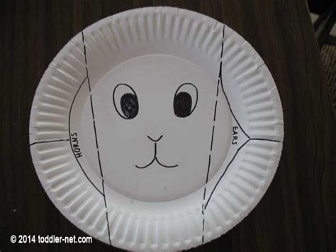 Paper Plate Goat Craft For Kids