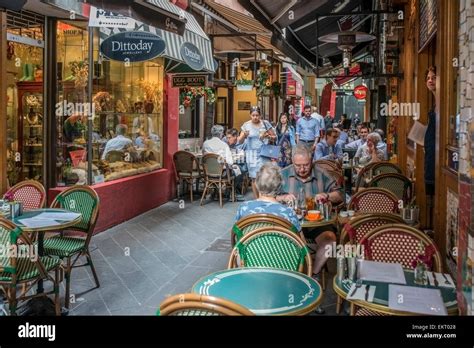 Melbourne Citys Block Place Café And Shopping Mall Attached To Block