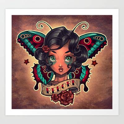 REBORN Art Print By Tim Shumate Society6 Tim Shumate Illustrations