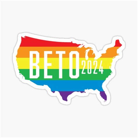 Beto 2024 Lgbtq Lgbt Rainbow Flag Beto Orourke For Texas Governor