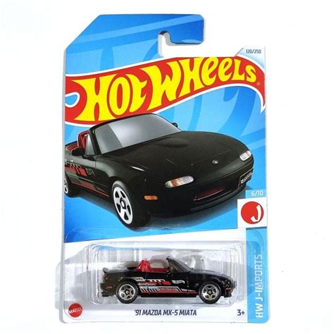 Mazda Hot Wheels Hitam Mx Miata E