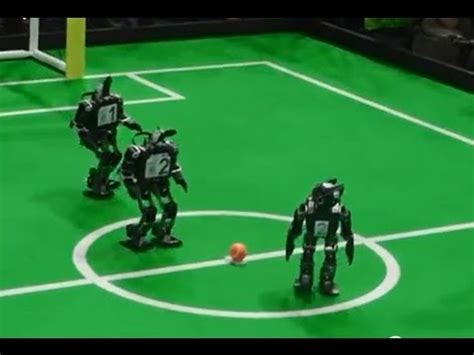 Humanoid Mini Robot Soccer Robocup Holland Wk Games Robotvoetbal