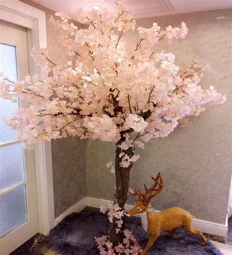 Natural Looking Cherry Tree Artificial For Interior Decor Artificial Cherry Blossom Tree Cherry