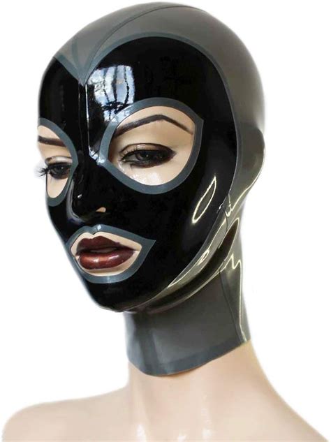 Amazon MMWMJWMB Unique Latex Mask Open Eyes And Nostrils Mouth