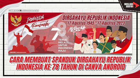 Cara Membuat Spanduk Dirgahayu Republik Indonesia Ke Tahun Tema