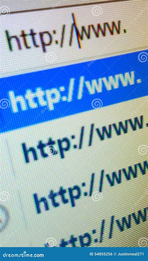 internet site access link stock photo image  pointer