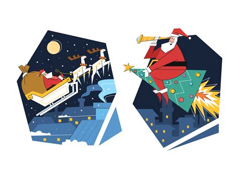 Christmas Illustrations By Ramy Wafaa On Dribbble