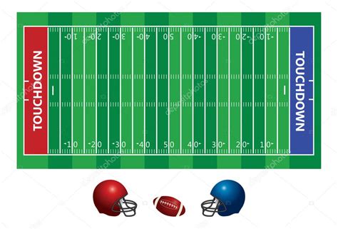 Football Field Stock Vector Darkves